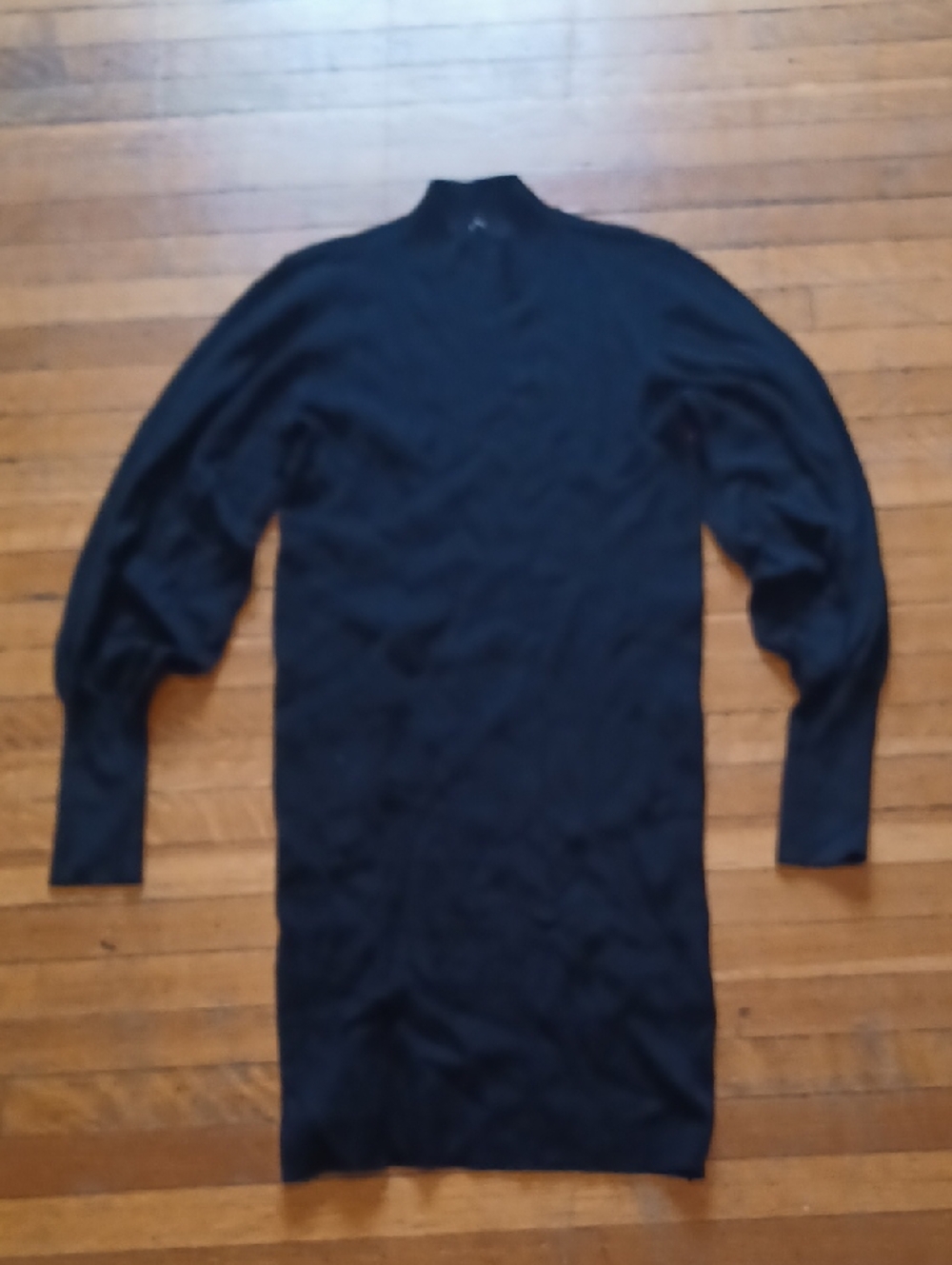 Vero Moda - Black Long Sleeve Knit Dress - Stretch